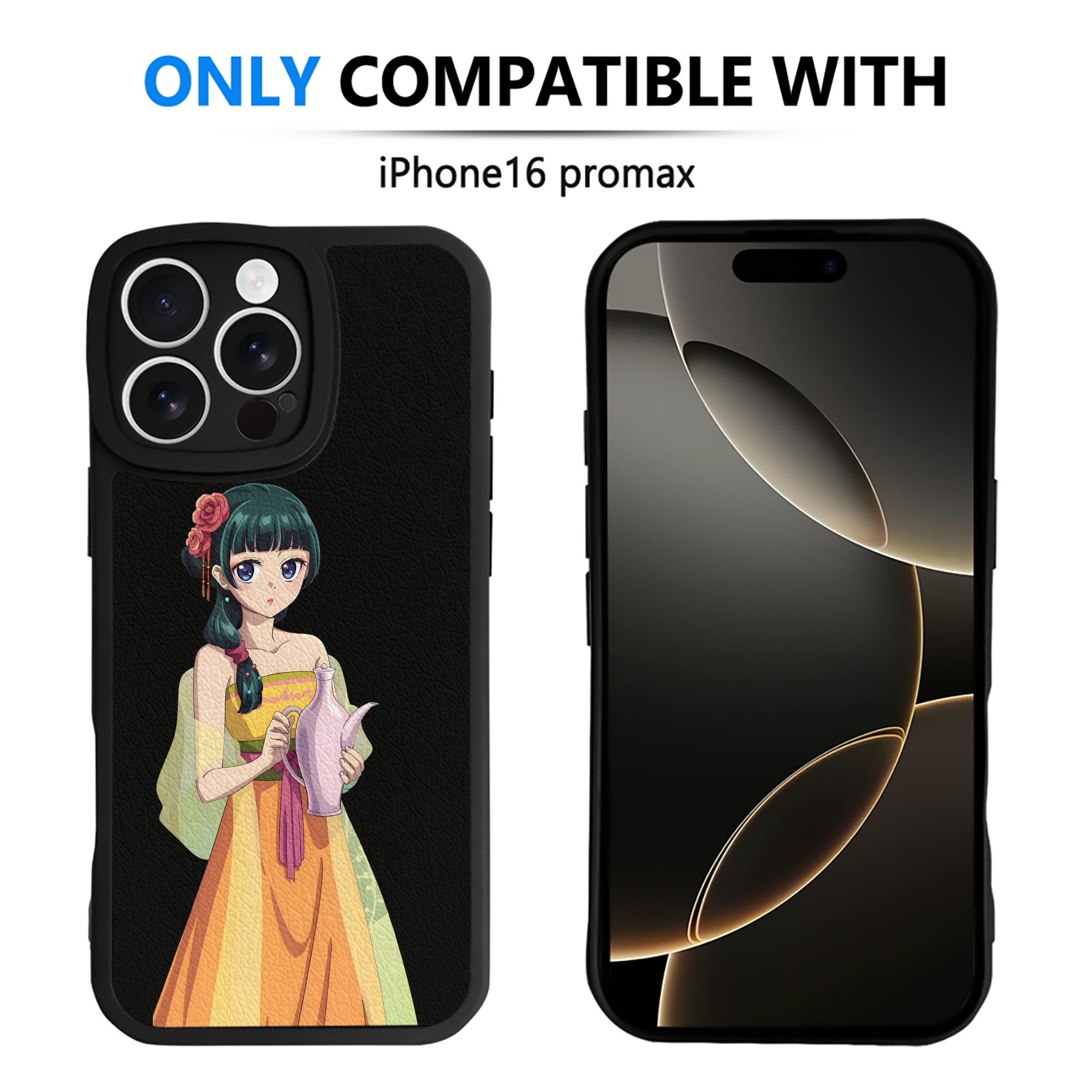 薬屋のひとりごと The Apothecary Diaries 【iPhone 16シリーズ対応】シリコンスマホケース（レザー調） 材質：シリコン